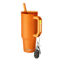 Thicc Buddy 40oz | Orange Glitz