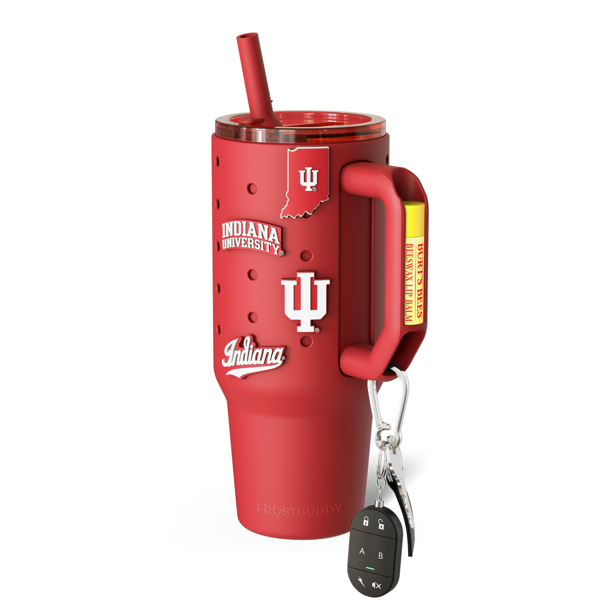 Thicc Buddy 40oz | Indiana Hoosiers | Skin + Budz Bundle