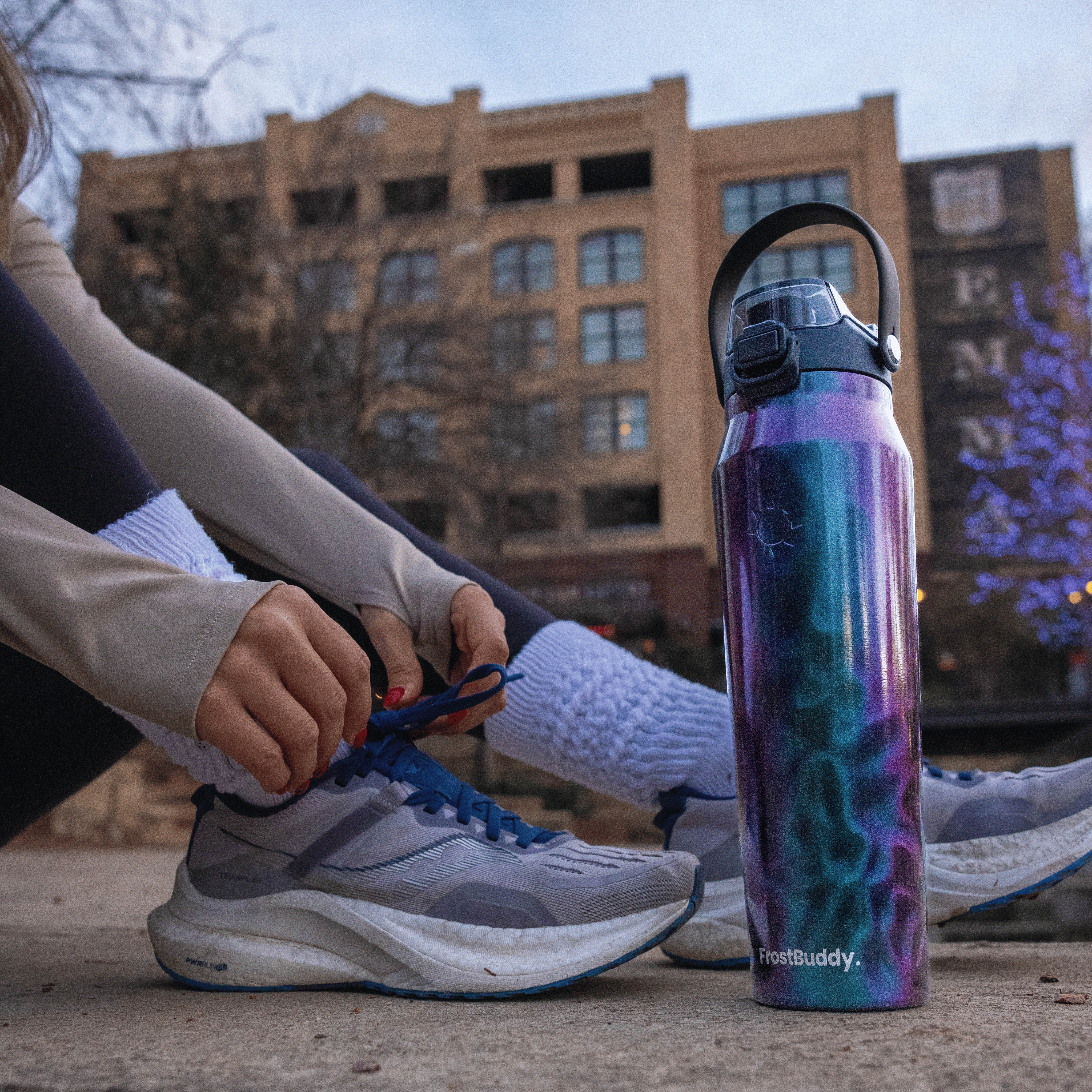 Bottle Buddy 32oz | Indiana Hoosiers | Skin + Budz Bundle