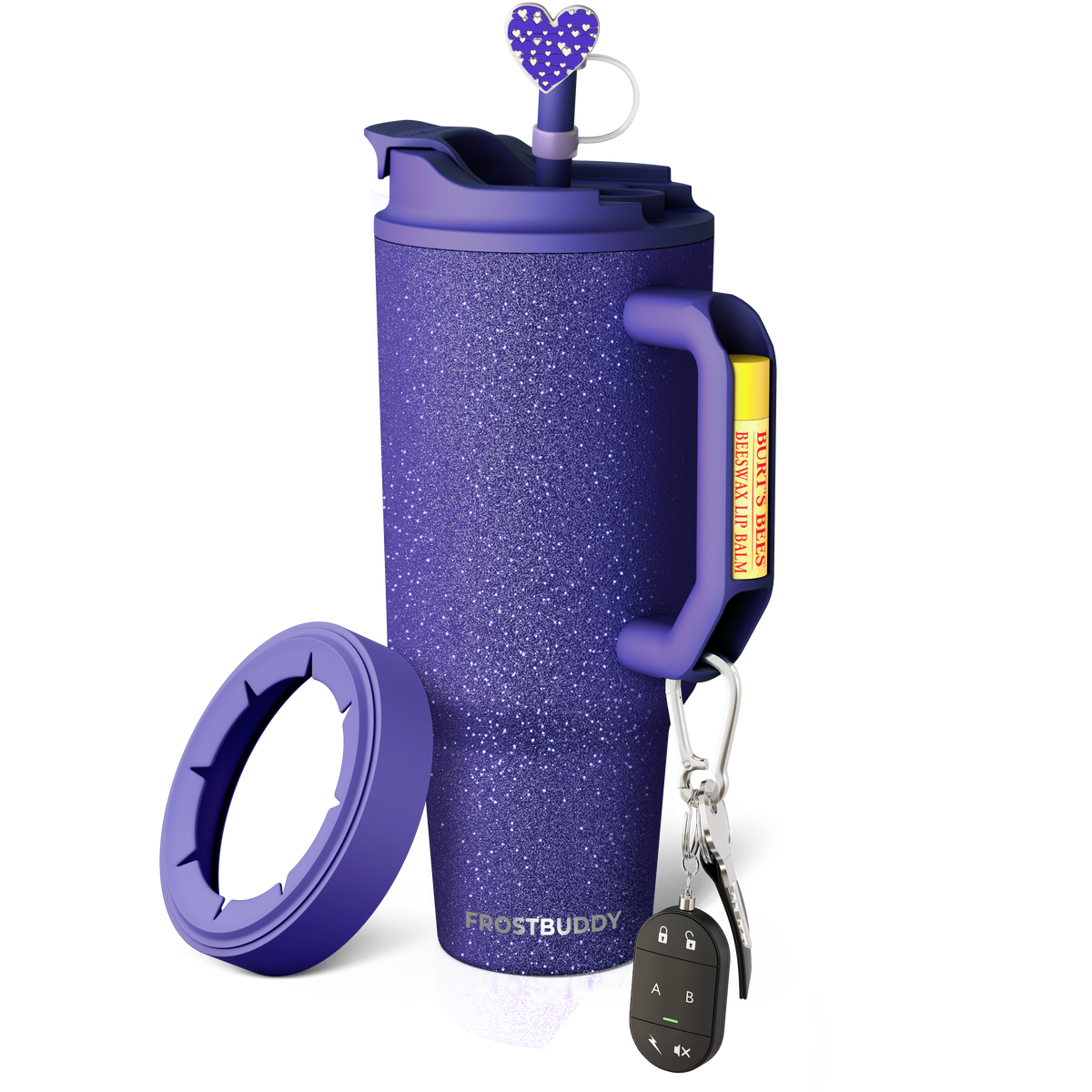 Thicc Buddy 50oz | Purple Glitz